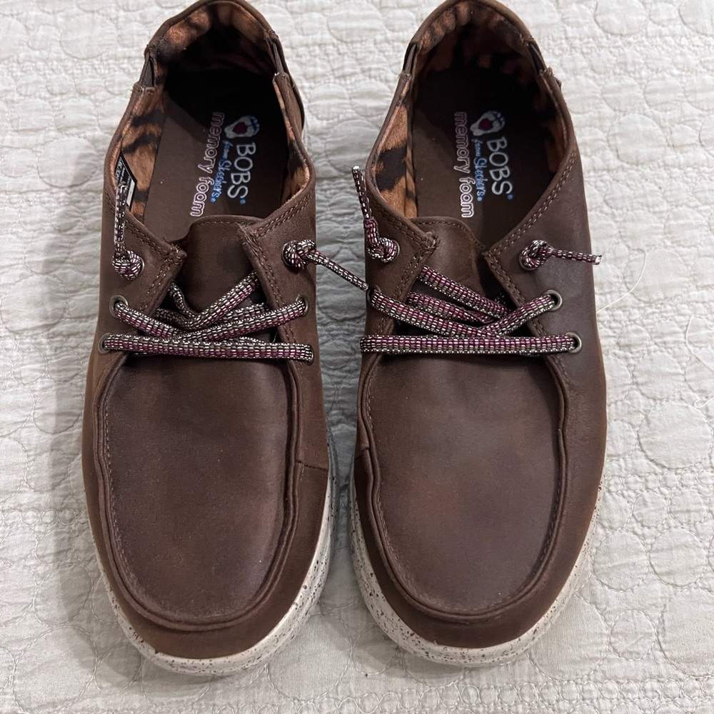 Women’s BOBS from Skechers Brown Slip-Ons Size 9.5